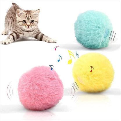 Smart interactive ball for cats